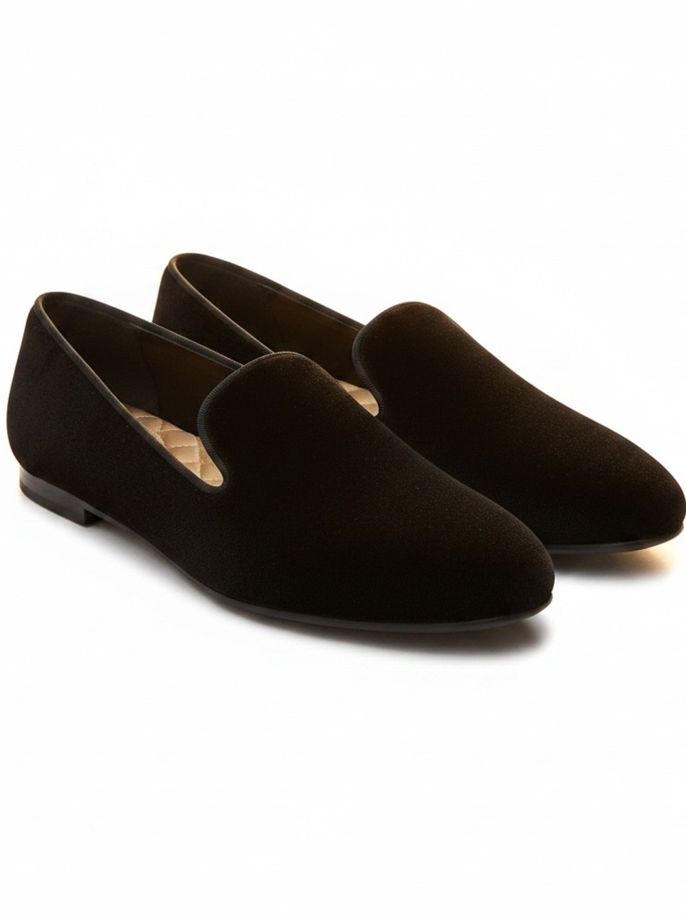 Birdies The Starling Black Velvet Flat Smoking Slipper Loafers Shoes Womens 7.5 - Picture 8 of 8